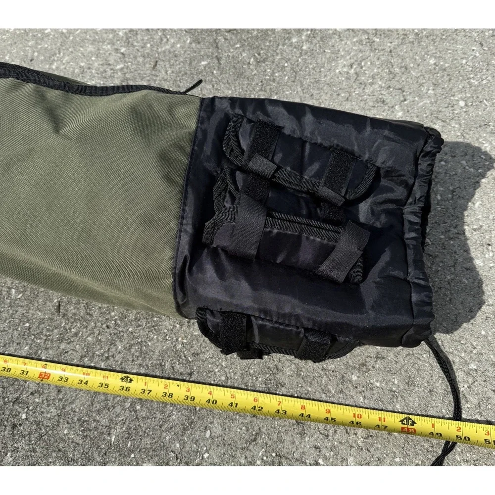 Fishing Rod Pole Carrier Reel Tackle Gear Bag for 5 Rods Holder Fishing Storage